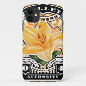 ヴィンテージのオレンジLillyのスタンプの芸術 Case-Mate iPhoneケース (裏面)