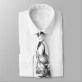 ヴィンテージのオンドリのイラストレーション ネクタイ (タイ)