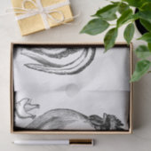 ヴィンテージのオンドリのイラストレーション 薄葉紙 (ギフト)