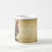 ヴィンテージのオンドリのコーヒー・マグ コーヒーマグカップ (中央)