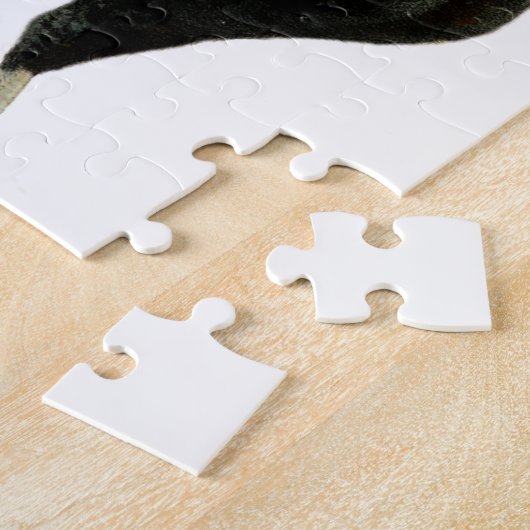 ヴィンテージのオンドリの鶏は動物のベストをカスタマイズ ジグソーパズル (側面)