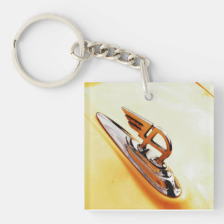 ヴィンテージのオースティン車のモチーフ キーホルダー