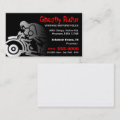 ヴィンテージのオートバイの名刺 名刺 (正面/裏面)