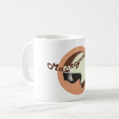 ヴィンテージのオートバイクラブ コーヒーマグカップ (正面左)