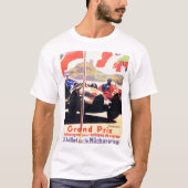 ヴィンテージのオートレースのTシャツ-グランプリNURBURGRING Tシャツ (正面)