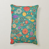 ヴィンテージのオーナメント アクセントクッション (裏面(縦))