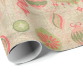 ヴィンテージのオーナメント ラッピングペーパー (ロールコーナー)