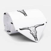 ヴィンテージのオーロックスのスカルのイラストレーション ネクタイ (ロール)