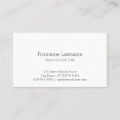 ヴィンテージのオーロックスのスカルのイラストレーション 名刺 (裏面)