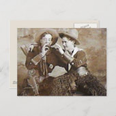 ヴィンテージのカウボーイ15 ポストカード (正面/裏面)