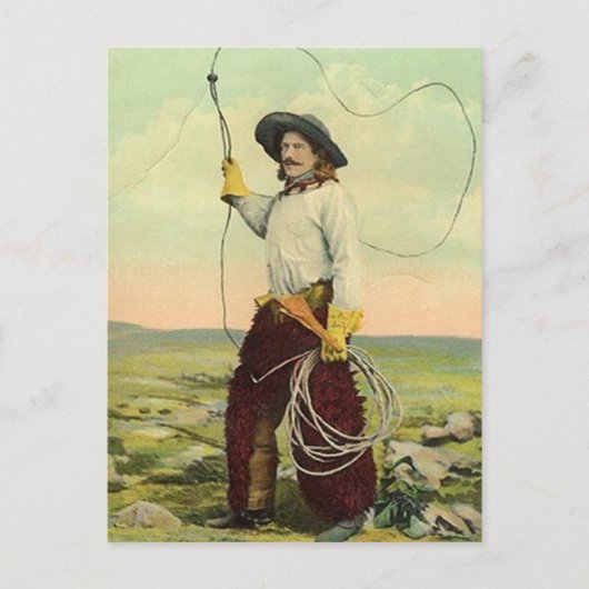 ヴィンテージのカウボーイ22 ポストカード (正面)