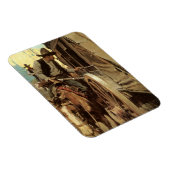 ヴィンテージのカウボーイ、NC Wyethによる見事な無法者 マグネット (右側)