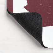 ヴィンテージのカエデの葉 マウスパッド (コーナー)