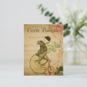 ヴィンテージのカエルのはがき ポストカード (スタンド正面)