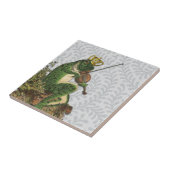 ヴィンテージのカエルの白馬の王子様 タイル (側面)