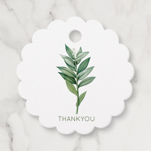 ヴィンテージのカスタマイズ可能なメッセージカード フェイバータグ (正面)