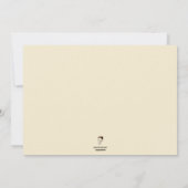 ヴィンテージのカスタマイズ可能な遠くにパーティの招待状 招待状 (裏面)