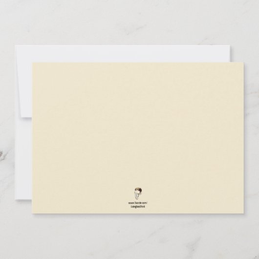 ヴィンテージのカスタマイズ可能な遠くにパーティの招待状 招待状 (裏面)