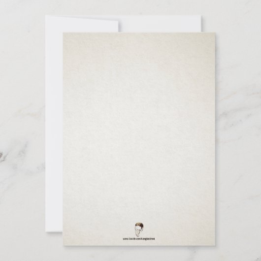 ヴィンテージのカスタマイズ可能パーティの招待状 招待状 (裏面)