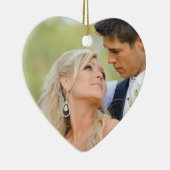 ヴィンテージのカップルの初めてのクリスマスのオーナメント セラミックオーナメント (右)