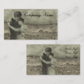 ヴィンテージのカップルの名刺 名刺 (正面/裏面)