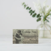 ヴィンテージのカップルの名刺 名刺 (スタンド正面)