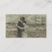 ヴィンテージのカップルの名刺 名刺 (裏面)