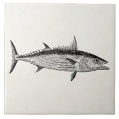 ヴィンテージのカツオの魚-水中競技はテンプレートを採取します タイル (正面)