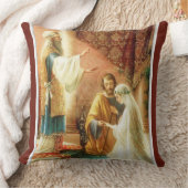 ヴィンテージのカトリック教の聖母マリアヨセフの花嫁の新郎 クッション (ブランケット)
