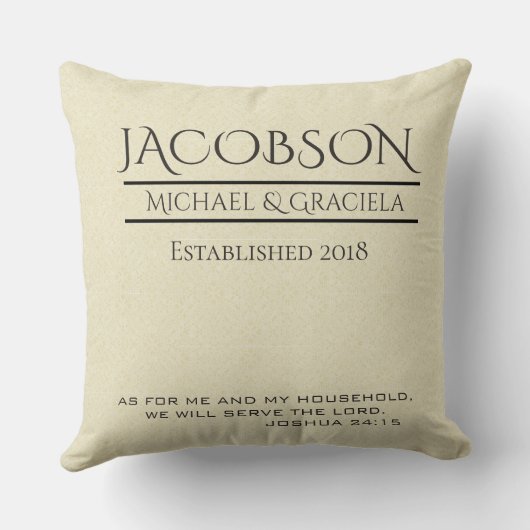 ヴィンテージのカトリック教の聖母マリアヨセフの花嫁の新郎 クッション (裏面)