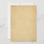 ヴィンテージのカニの沸騰パーティの招待状 招待状 (裏面)