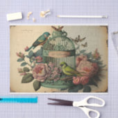 ヴィンテージのカバノキ 薄葉紙 (クラフト)