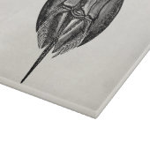 ヴィンテージのカブトガニのタラバガニテンプレート カッティングボード (角)