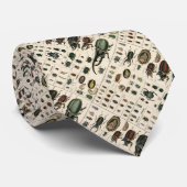 ヴィンテージのカブトムシのイラストレーション ネクタイ (ロール)