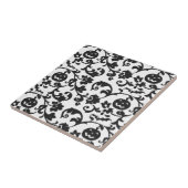 ヴィンテージのカボチャつる植物のタイル タイル (側面)