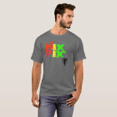 ヴィンテージのカメラとのSMOOSHEDのニクスPIX Tシャツ (正面フル)