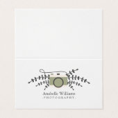 ヴィンテージのカメラのカメラマン 名刺 (外部フラット)