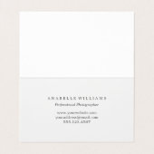 ヴィンテージのカメラのカメラマン 名刺 (内部フラット)