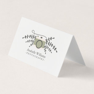 ヴィンテージのカメラのカメラマン 名刺