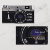 ヴィンテージのカメラのコレクション02の名刺2 名刺 (正面/裏面)