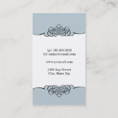 ヴィンテージのカメラの写真撮影の名刺 名刺 (裏面)