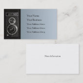 ヴィンテージのカメラレンズのぽっちゃりした名刺 名刺 (正面/裏面)