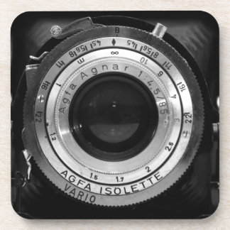ヴィンテージのカメラレンズ コースター