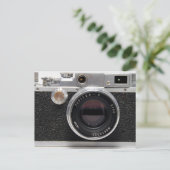 ヴィンテージのカメラ4の日本人のコピーのドイツ人の距離計 ポストカード (スタンド正面)