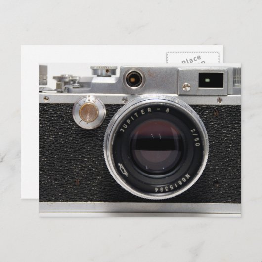 ヴィンテージのカメラ4の日本人のコピーのドイツ人の距離計 ポストカード (正面/裏面)