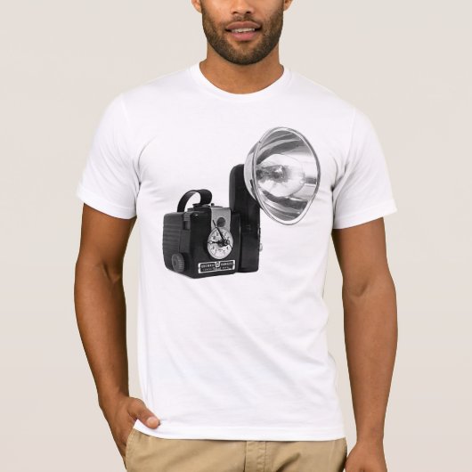 ヴィンテージのカメラ-それを撃って下さい! Tシャツ (正面)