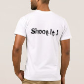 ヴィンテージのカメラ-それを撃って下さい! Tシャツ (裏面)