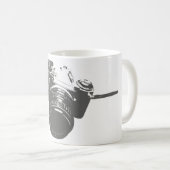 ヴィンテージのカメラ コーヒーマグカップ (正面右)