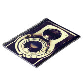 ヴィンテージのカメラ ノートブック (左側)