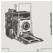 ヴィンテージのカメラ ファブリック (クローズアップ)